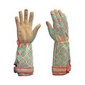 Patioplus Womens Synthetic Rose Picker Gardening Gloves - Green  Large PA705482